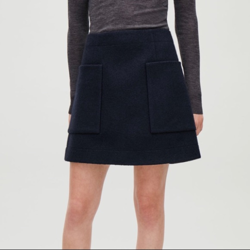 COS 100% Wool Skirt